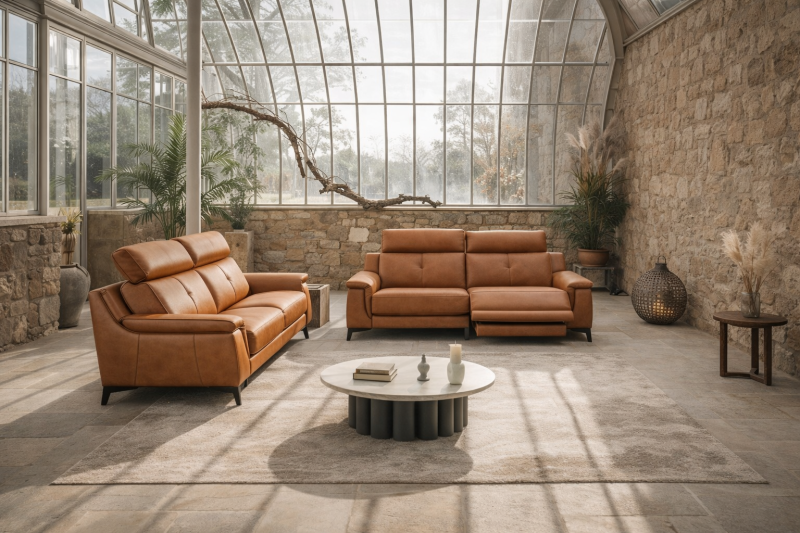 altoni Giano Meubles Pasquier l'aigle canapé fauteuil cuir tissu qualité france Italie 1