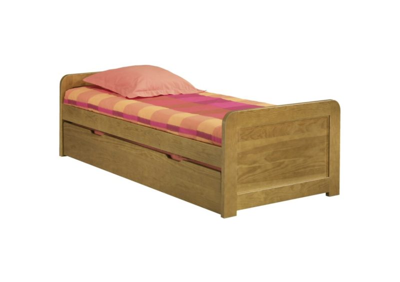 auche pin maritime de france lit gigogne 2 couchages qualité made in france coloris Meubles Pasquier