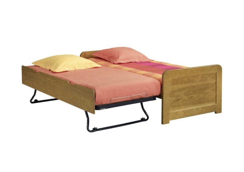 auche pin maritime de france lit gigogne 2 couchages qualité made in france coloris Meubles Pasquier