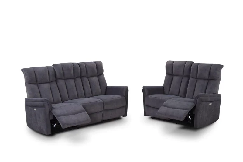 Pulla pulsar canapé 2 3 places relax tissu microfibre anti tâches confort qualité france Meubles Pasquier