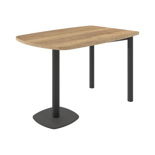 table cuisine ilot pied central Meubles Pasquier