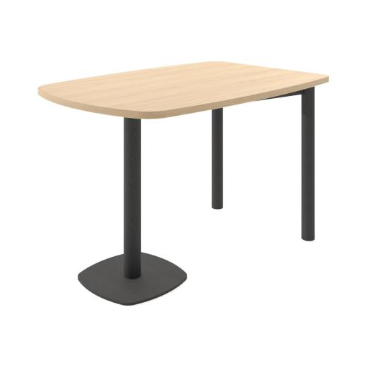 table cuisine ilot pied central Meubles Pasquier