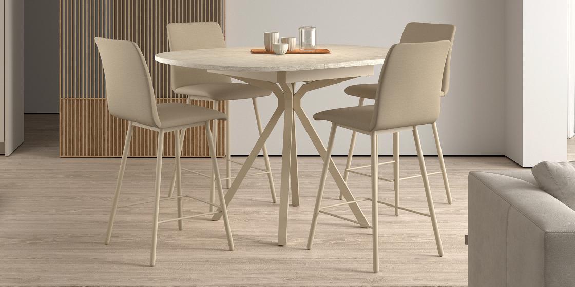 perfecta chaise haute de bar snack table cuisine séjour Meubles Pasquier