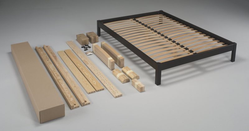 woodkit sommier demontable kit fabrication francaise meubles pasquier bois pin massif monté