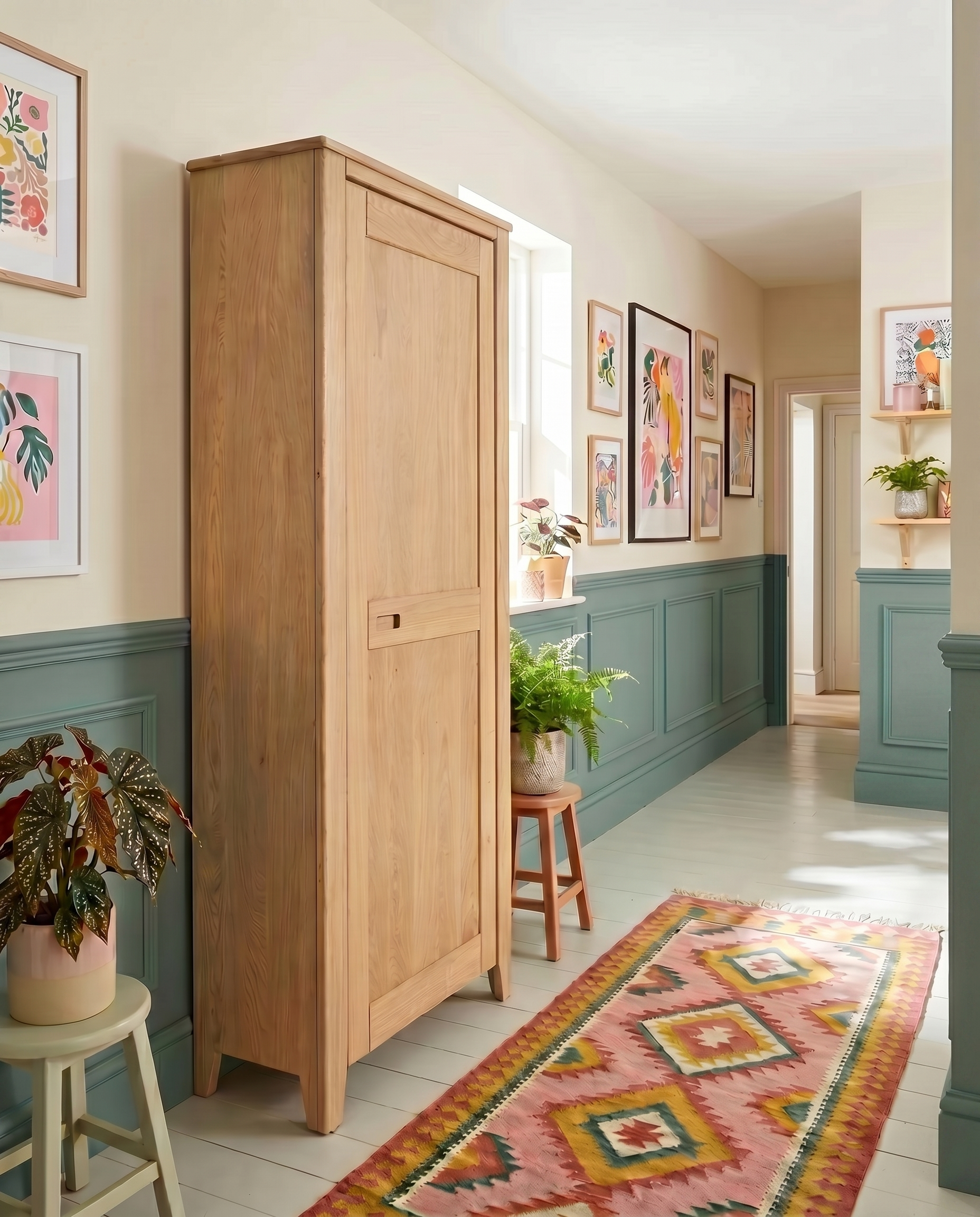Meuble colonne ISAURE porte bois – Image 3