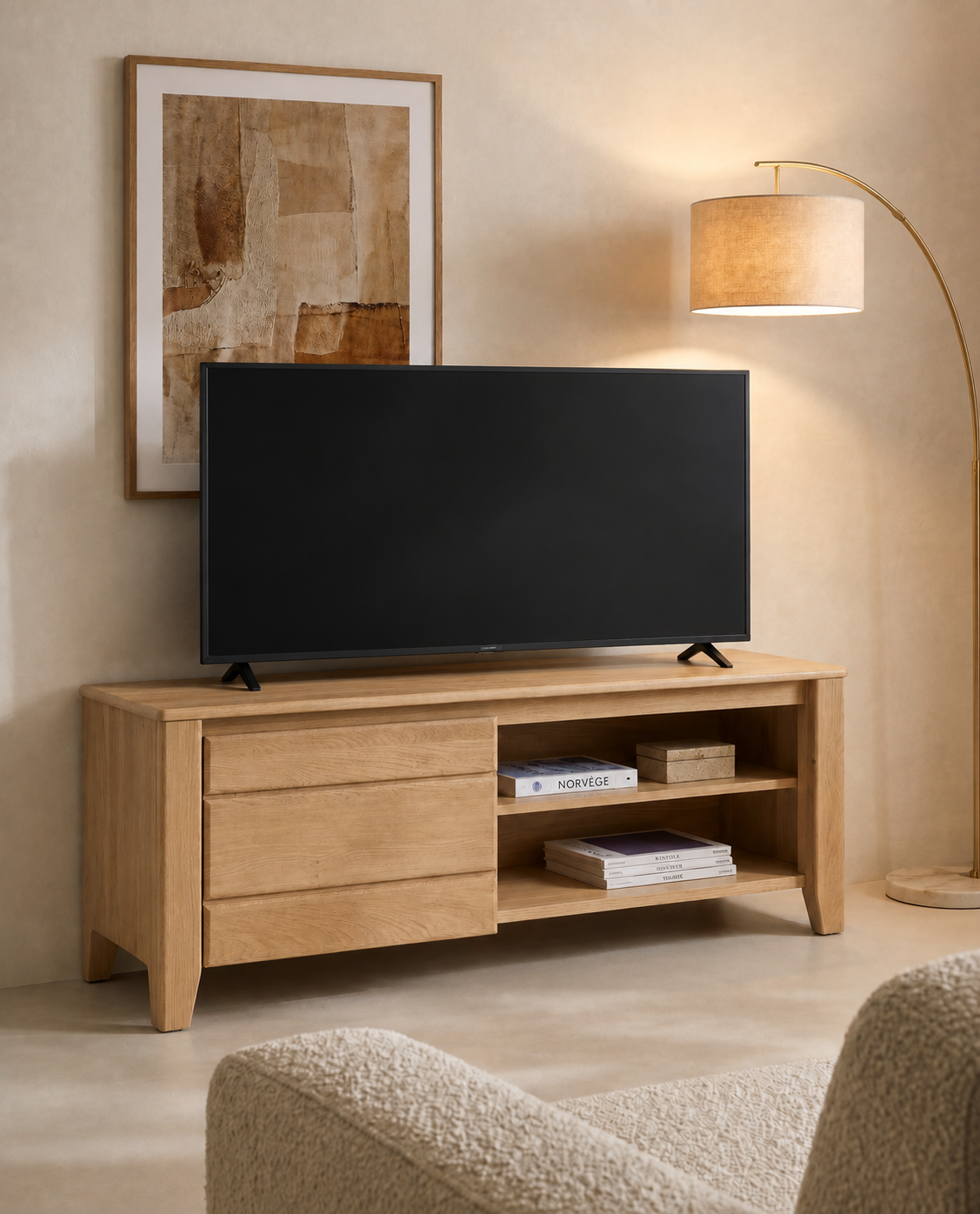 Meuble TV ISAURE en 130 – Image 2