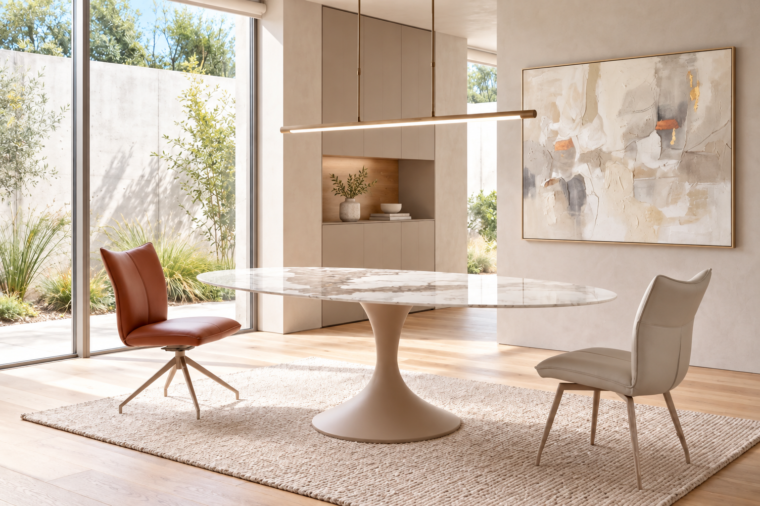 table calvi ovale