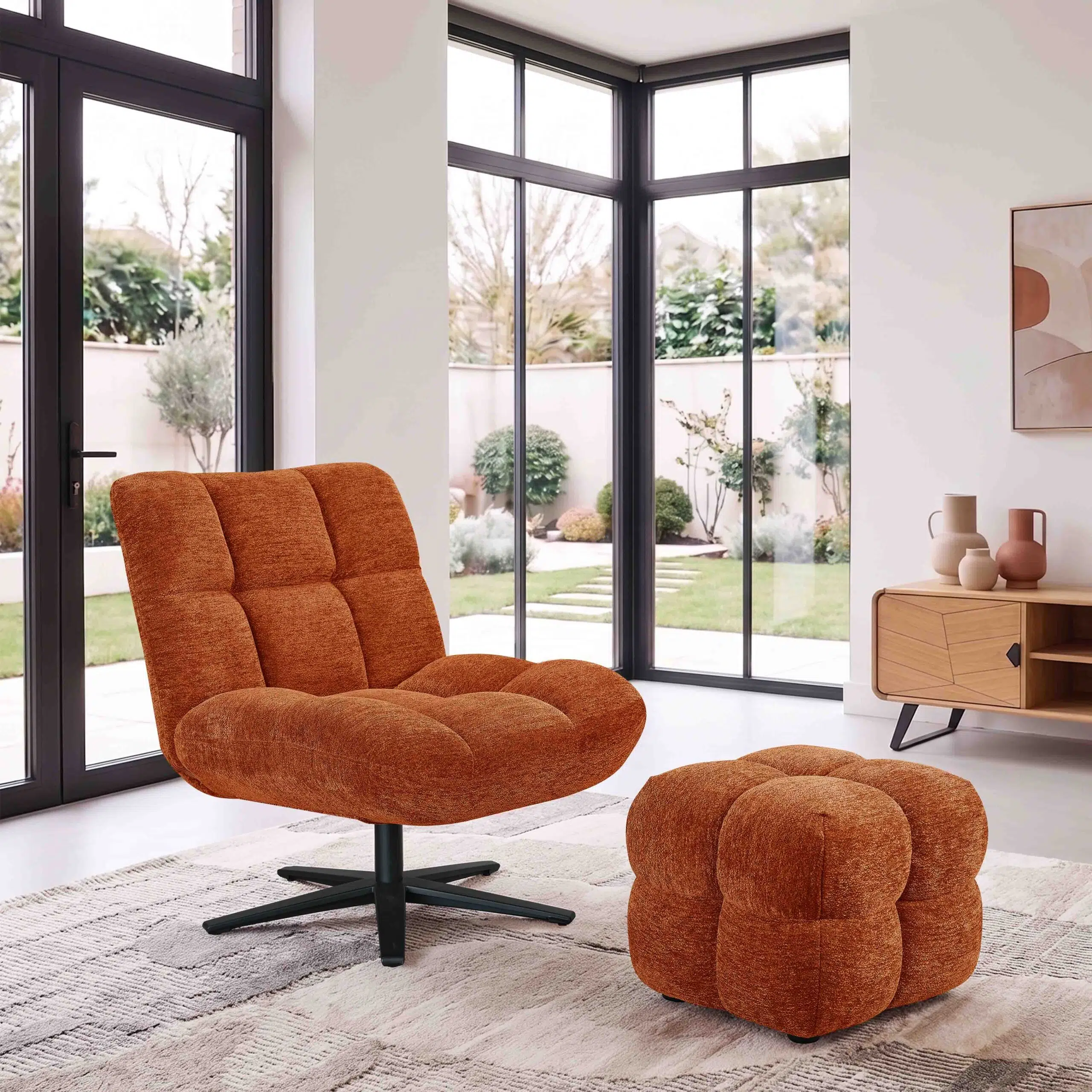 GRAZIA fauteuil pied étoile