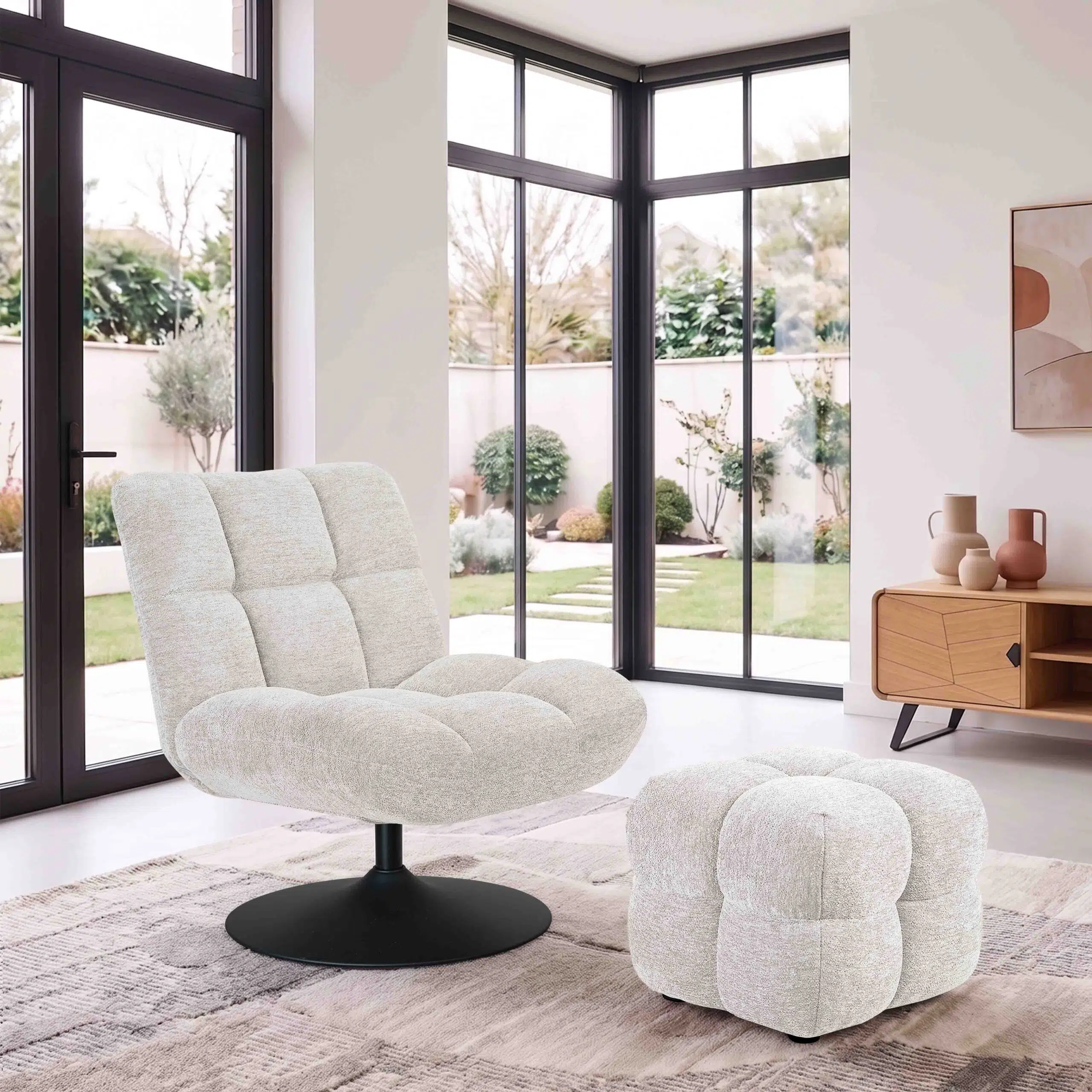 GRAZIA fauteuil pied tulipe – Image 4