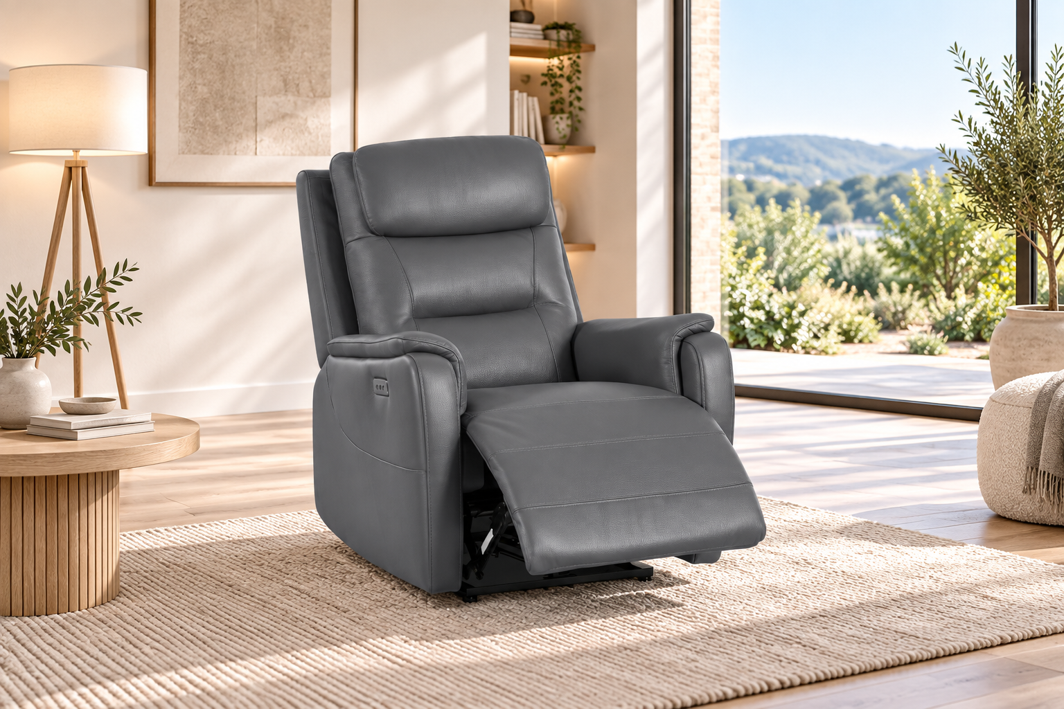 Fauteuil relax GULLY cuir